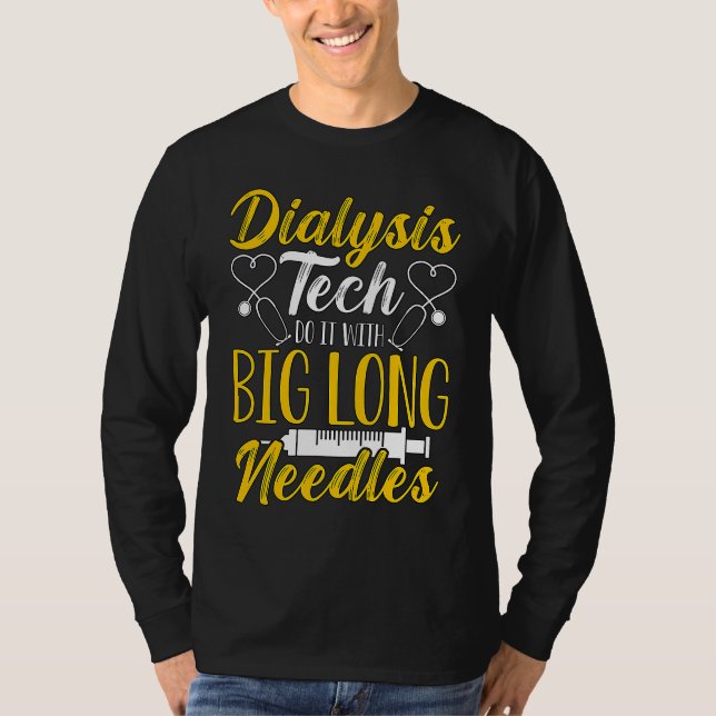 Camiseta Dialysis Tech Do It With Medical Nurse Dialysis Te (Frente)