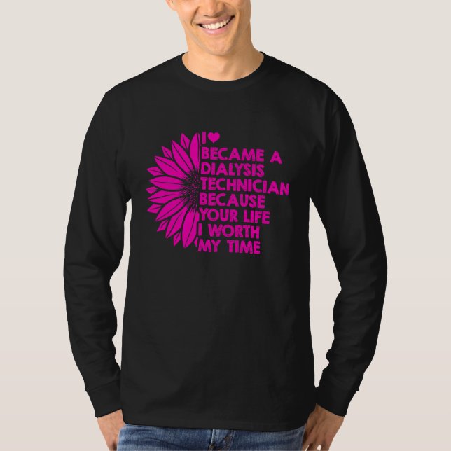 Camiseta Dialysis Technician My Time Nephrology Tech (Frente)