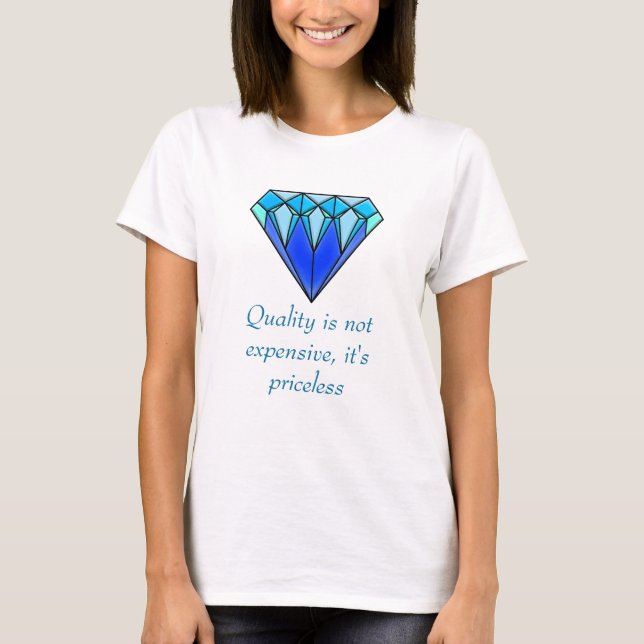 Camiseta Diamante Azul (Frente)