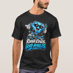 Camiseta Diamante — Bordas Ásperas Bons Ângulos