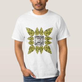 Camiseta Diamante de pera amarelo