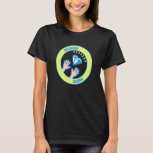 Camiseta Diamante Mãos Douradas Anel Yolo Tendies À Lua