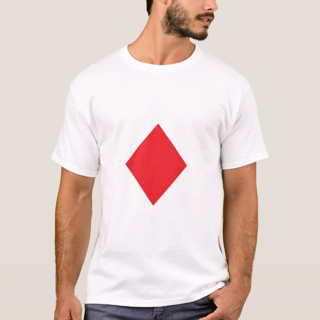 Camiseta Diamante vermelho (Frente)