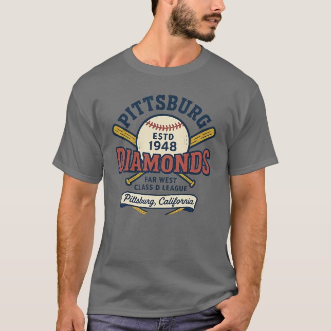 Camiseta Diamantes de Pittsburg - Califórnia (Frente)
