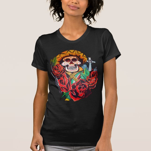 Camiseta diâmetro de los muertos (Frente)