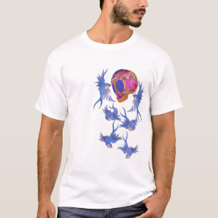 Camiseta Diâmetro de los muertos! passarinhos