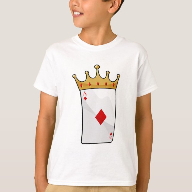 Camiseta Diamond Ace com a Coroa Rei (Frente)