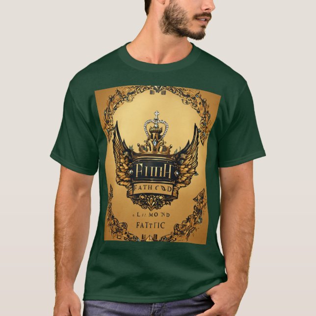 Camiseta "Diamond CROW Design T-Shirt-Unique, Bold Graphic" (Frente)