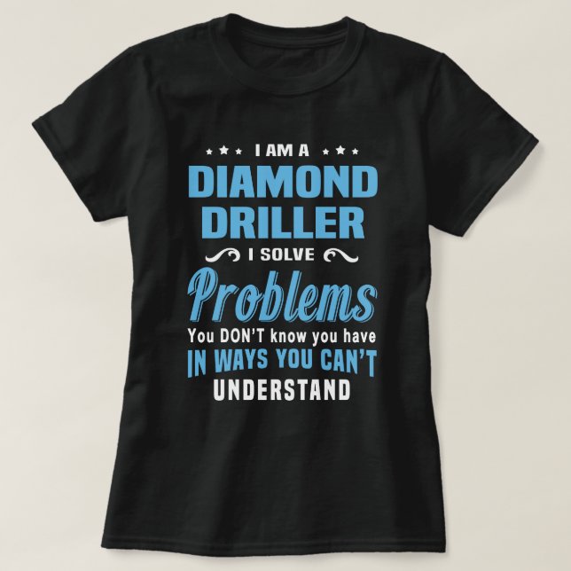 Camiseta Diamond Driller (Frente do Design)