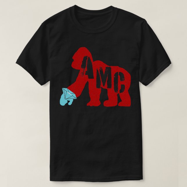 Camiseta Diamond Hand AMC Ape (Frente do Design)