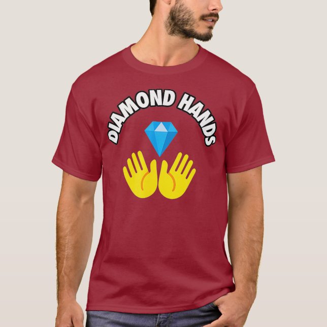 Camiseta Diamond Hands WSB Stock Market Trader (Frente)