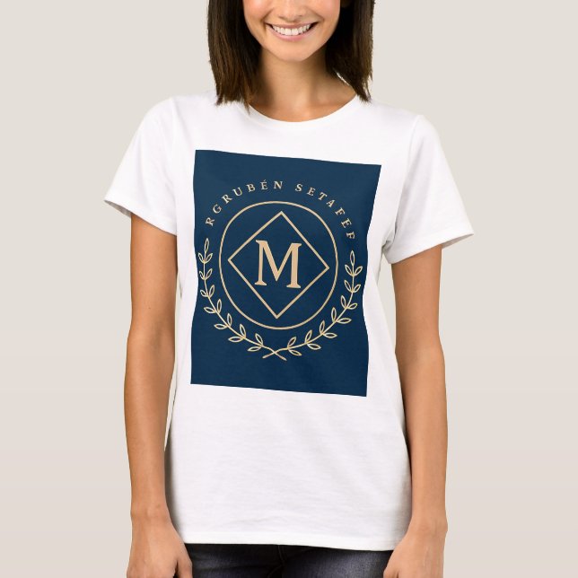Camiseta Diamond Monogram Circle (Frente)