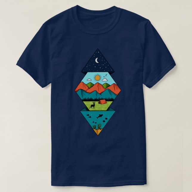 Camiseta Diamond Nature (Frente do Design)
