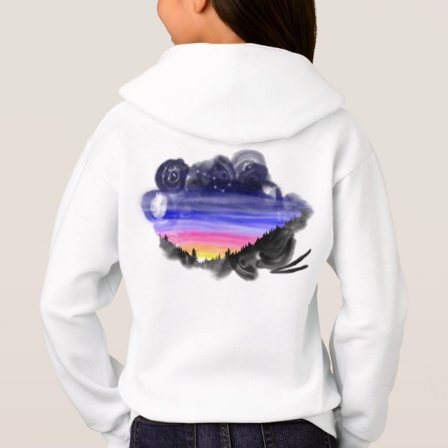 Camiseta Diamond Night Hoodie (Verso)