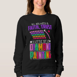 Camiseta Diamond Painting Fun Design Para Artistas E Arte F