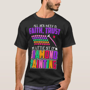 Camiseta Diamond Painting Fun Design Para Artistas E Arte F