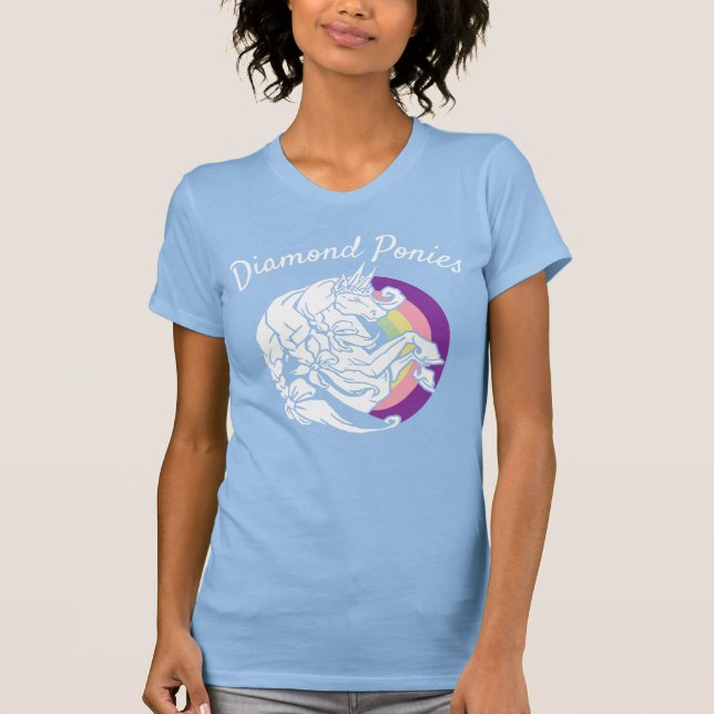 Camiseta Diamond Ponies Ladies Tee (Frente)