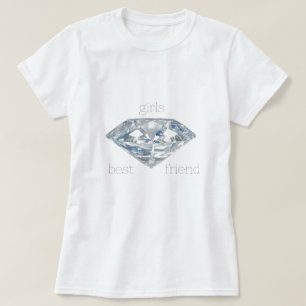 Camiseta Diamonds are girls best friend