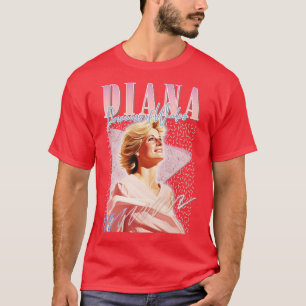 Camiseta Diana 90s Design do ventilador retrô estético