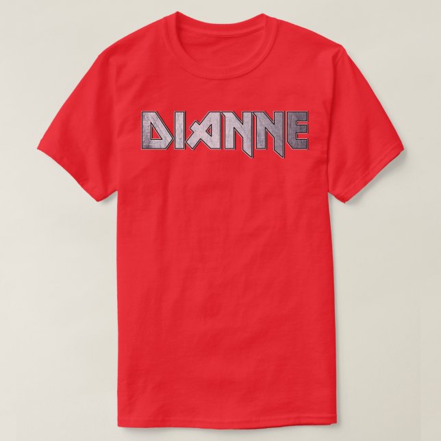 Camiseta Dianne Heavy Metal (Frente do Design)