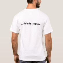 Camiseta dianteira & traseira das palavras