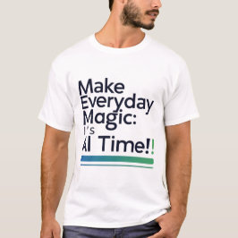 Camiseta Diária de Magia de IA – Transforme a Vida