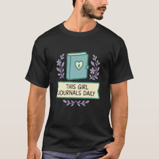 Camiseta Diário de Mindfulness Cuidados Pessoais Bem-Estar 