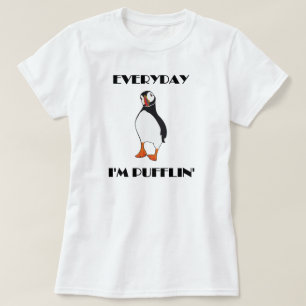 Camiseta Diário eu sou pássaro do papagaio-do-mar de