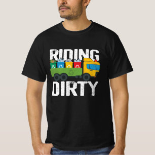 Camiseta Diário Sujo de Lixo Lixeira Cos de Reciclagem de C