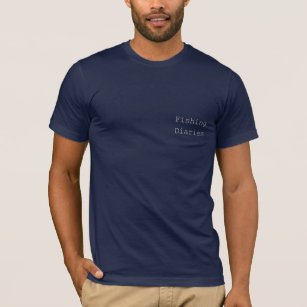 Camiseta Diários da pesca - pesca do caiaque