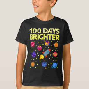 Camiseta Dias Brighter 100º Dia das Estrelas Escolares Fogu