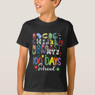Camiseta Dias de Alfabeto Escolar Lore Abc's School Costume