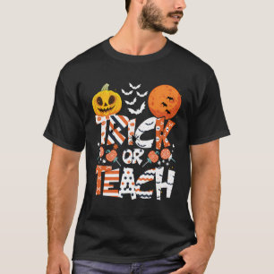 Camiseta Dias de as Bruxas engraçados De Professores De Tru