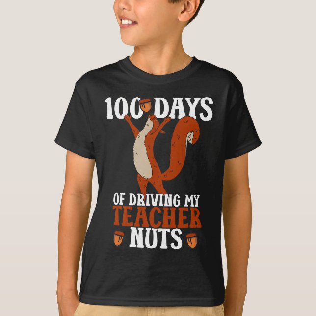 Camiseta Dias De Condução De Loucos De Professores Equipe 1 (Frente)