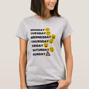 Camiseta Dias de Emoji