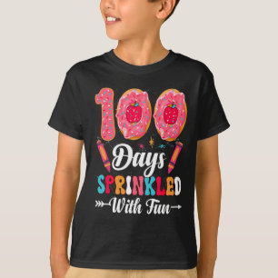Camiseta Dias De Escola Espalhados Com Cupcake Bonito Diver