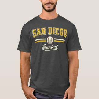 Camiseta Dias de Jogo Retro SanDiego de Beisebol Vintage Pa