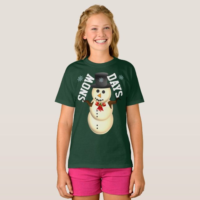 Camiseta Dias de Neve (Frente Completa)