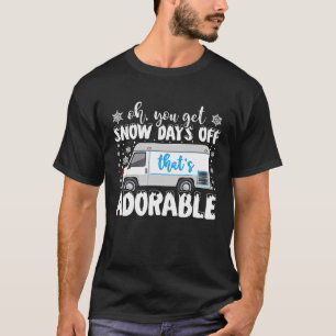 Camiseta Dias de Neve Fora do Posto de Trabalhadores Postai