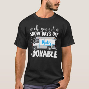 Camiseta Dias de Neve Fora do Posto de Trabalhadores Postai