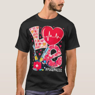 Camiseta Dias de os namorados De Enfermagem De Amor Cuto Co