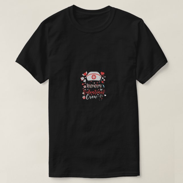 Camiseta Dias de os namorados de telemetria Enfermeiros Nur (Frente do Design)