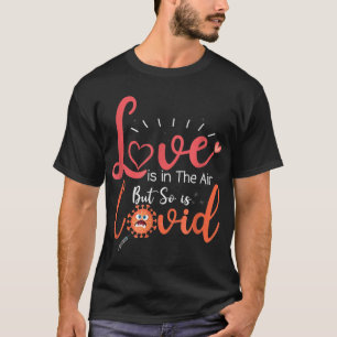 Camiseta Dias de os namorados Engraçados, o amor está no ar