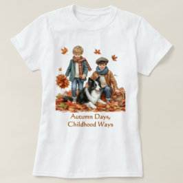 Camiseta Dias de Outono Estação de Outono