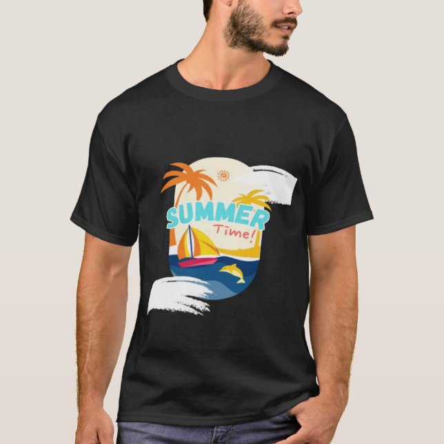 Camiseta Dias de praia e sol (Frente)