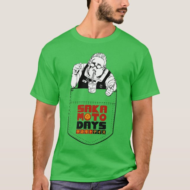 Camiseta dias de sakamoto bolso (Frente)