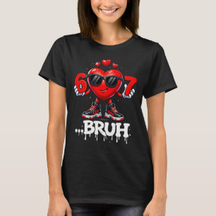 Camiseta Dias de São Valentim Engraçados 67 Sorvete Meme Se