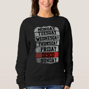 Camiseta Dias de semana Trabalham segunda quarta sexta sába