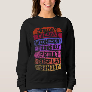 Camiseta Dias de semana Trabalham segunda quarta sexta sába