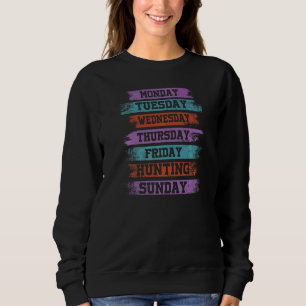 Camiseta Dias de semana Trabalhe Segunda-feira Quarta-feira